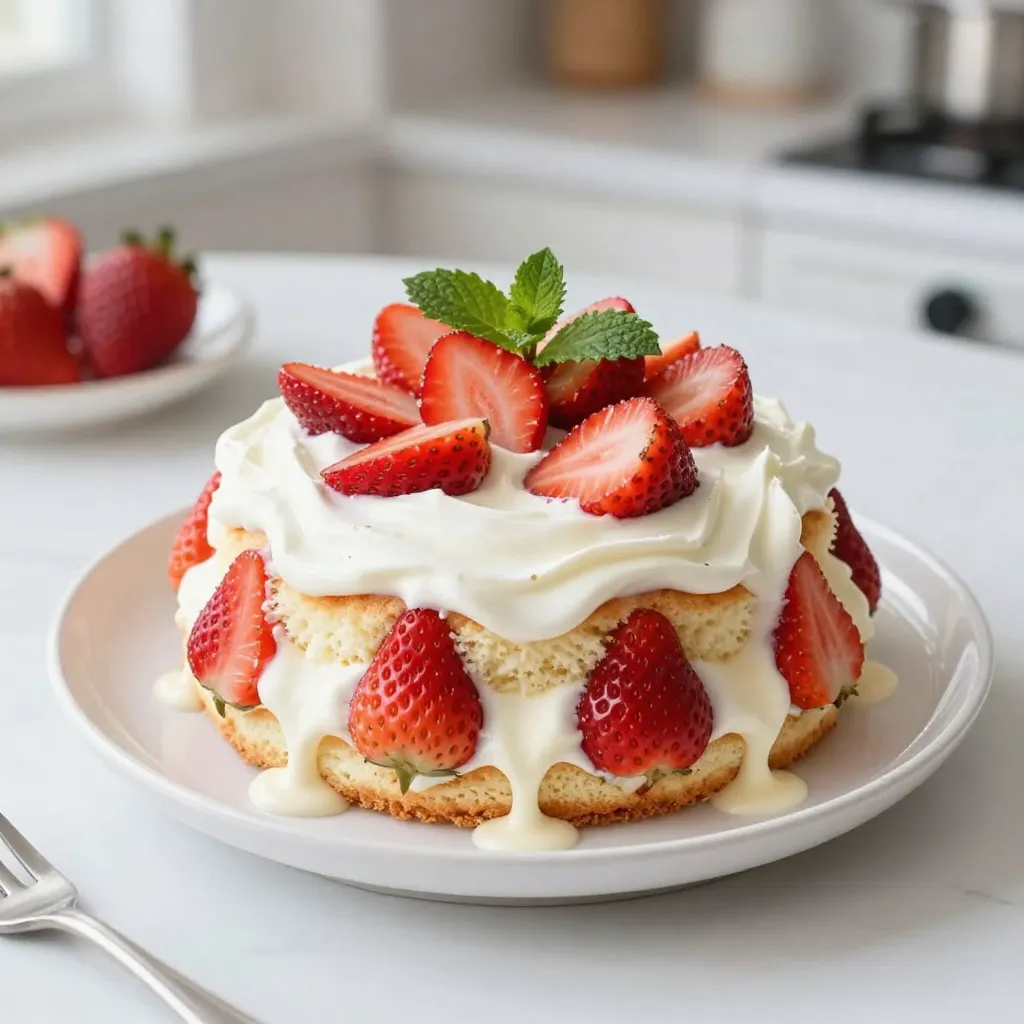 Strawberry Shortcake Poke Cake Delightful and Easy Treat
