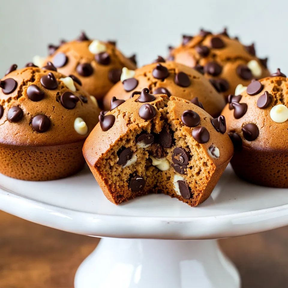 Triple Chocolate Chip Muffins Delightful and Rich Treat