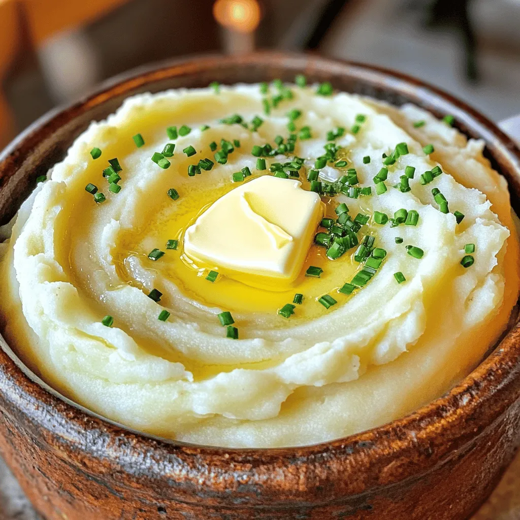 Creamy Garlic Mashed Potatoes Rich and Flavorful Dish