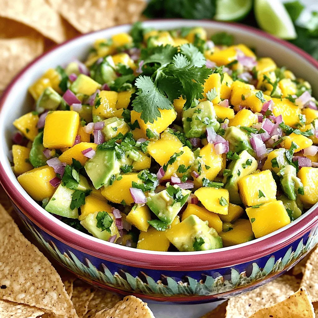 Mango Avocado Salsa Fresh and Flavorful Recipe