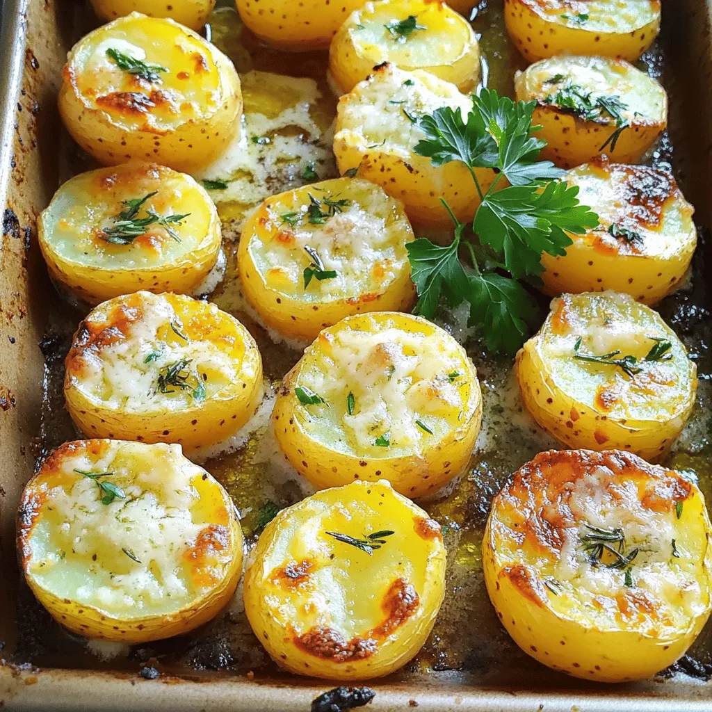 Garlic Parmesan Roasted Potatoes Tasty Side Dish