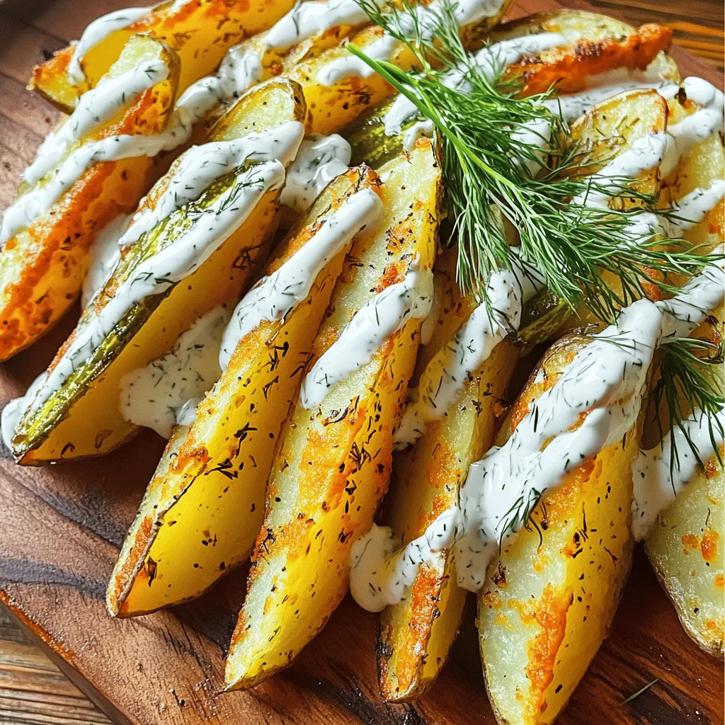 Pickle Ranch Potato Wedges Crispy and Flavorful Snack