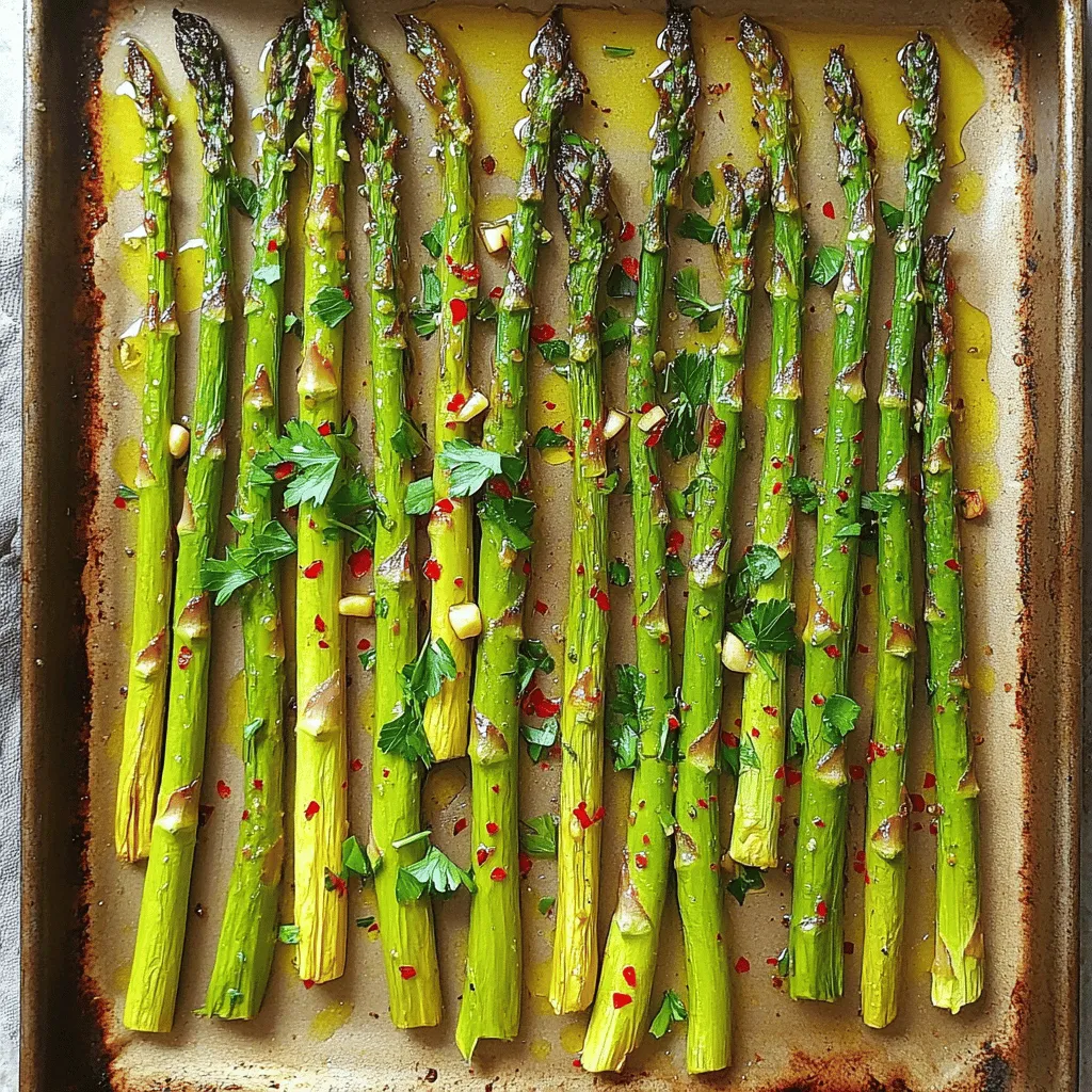 Lemon Garlic Roasted Asparagus Flavorful Side Dish