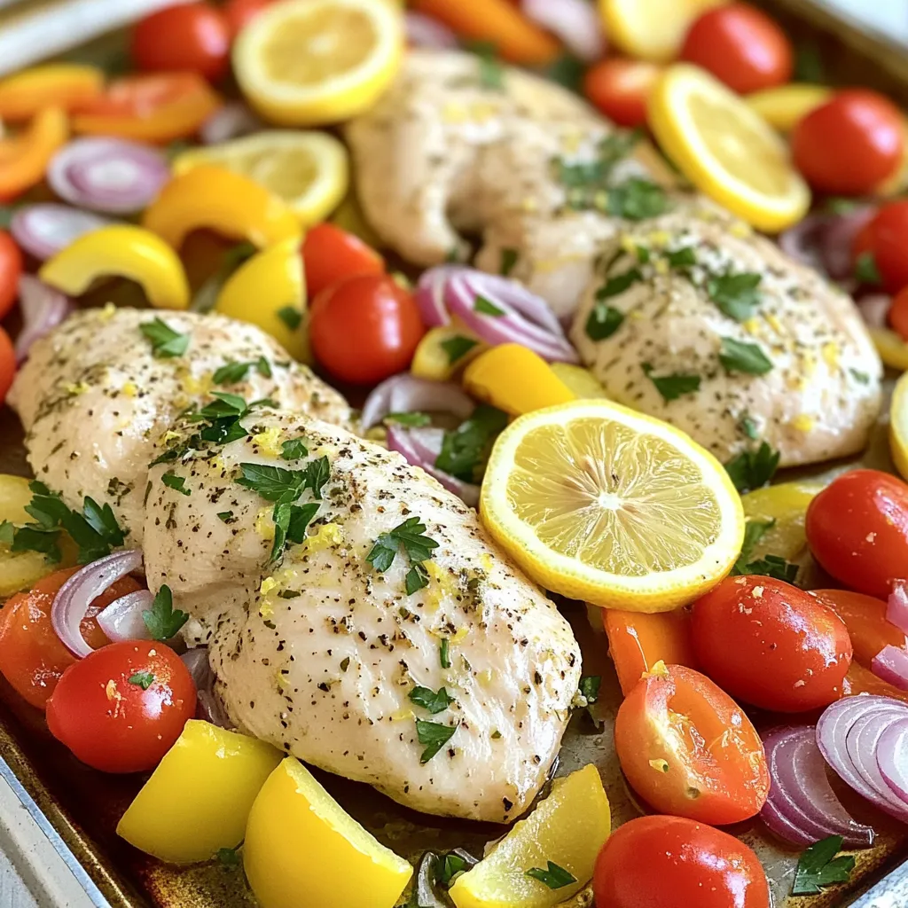 Sheet-Pan Lemon Herb Chicken Flavorful and Simple Meal