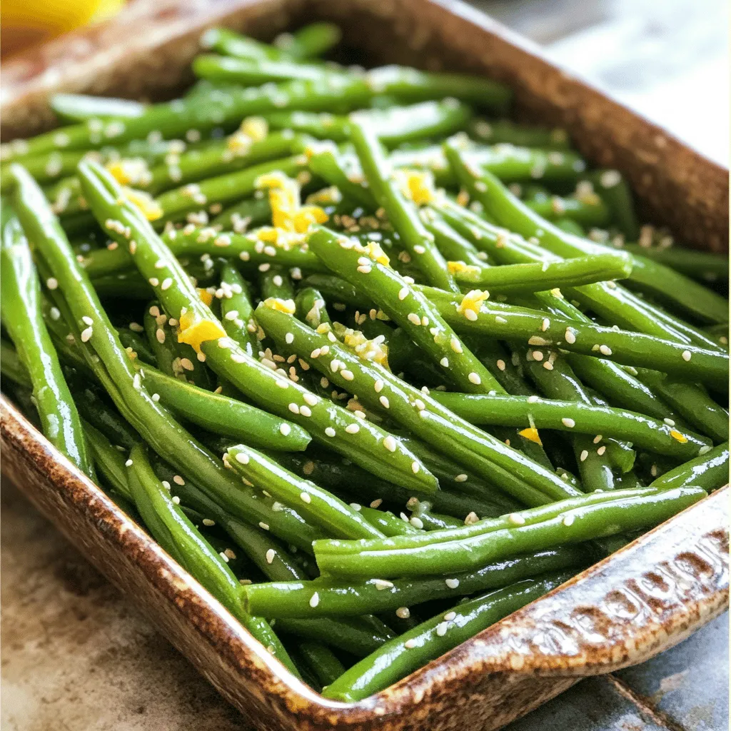 Garlic Butter Green Beans Simple and Flavorful Dish