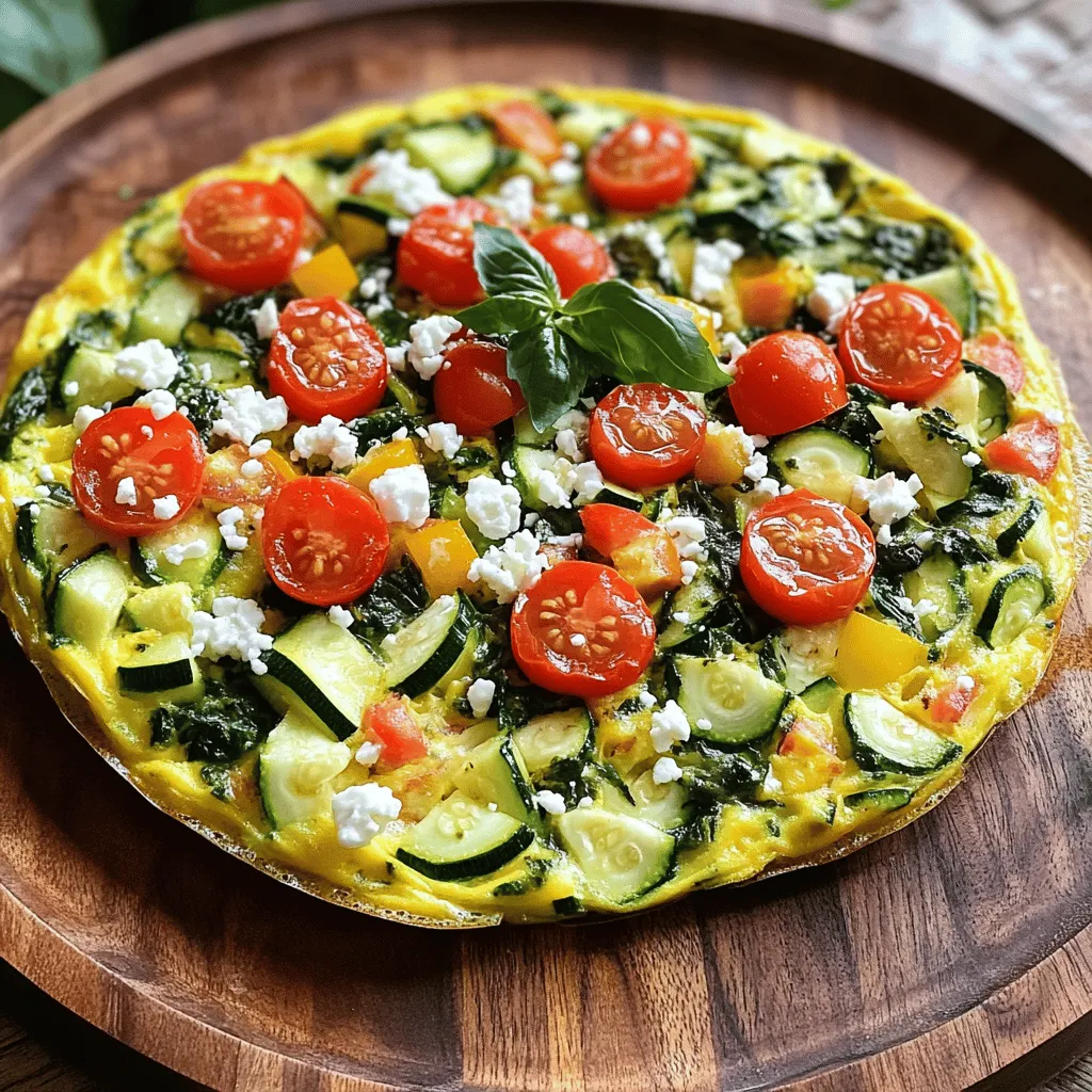 Garden Veggie Frittata Tasty and Easy Dish