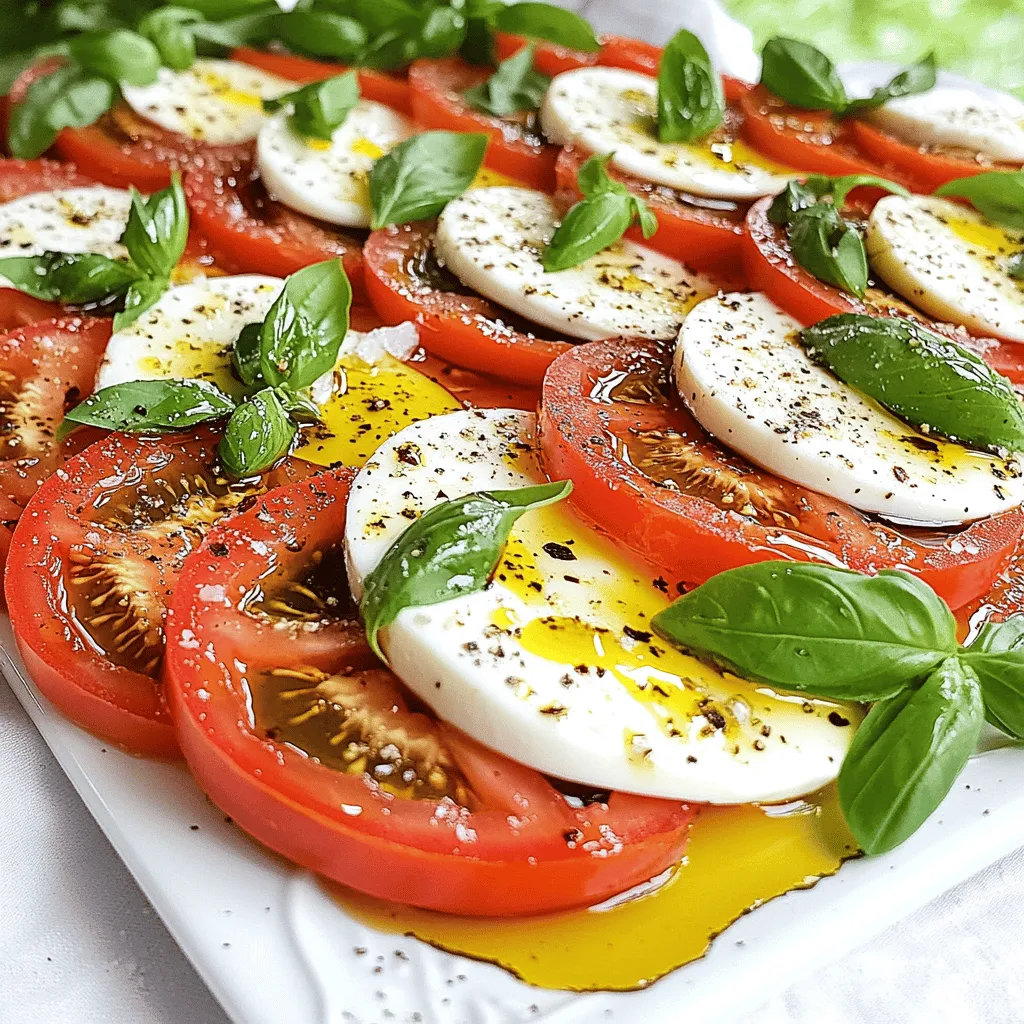 Easy Caprese Salad Fresh and Flavorful Delight