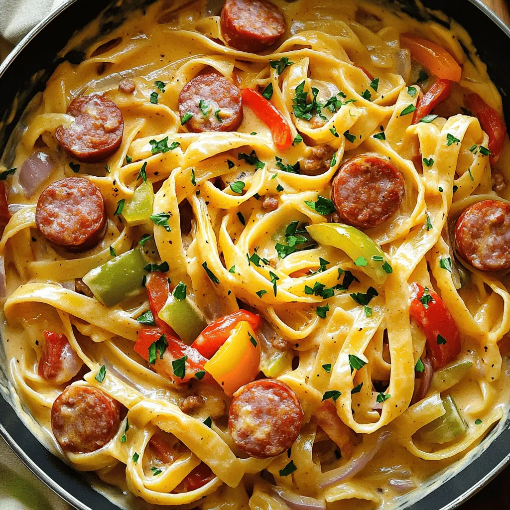 Creamy Cajun Pasta With Sausage Flavorful Dinner Dish