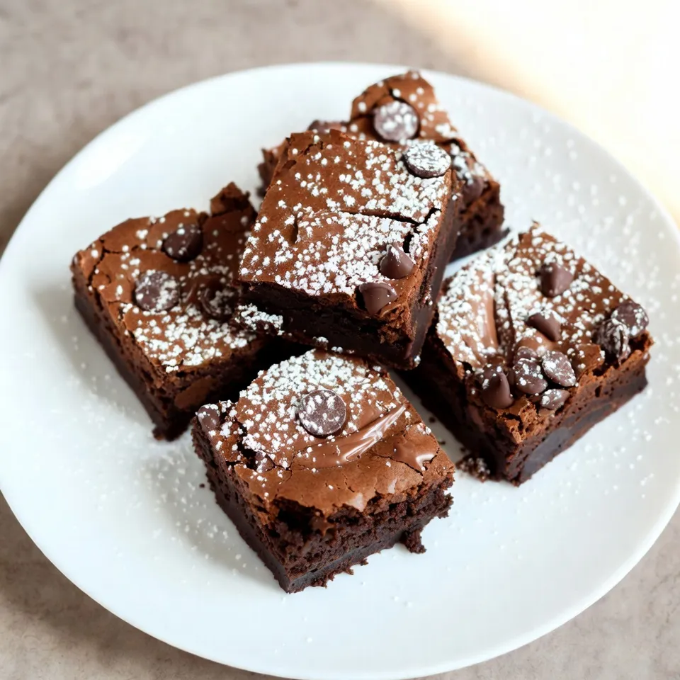 Five Ingredient Nutella Brownies Quick and Easy Treat