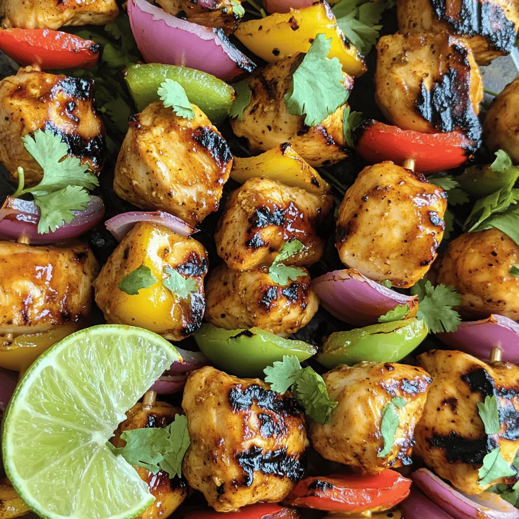 Savory Caribbean Jerk Chicken Skewers Easy Recipe