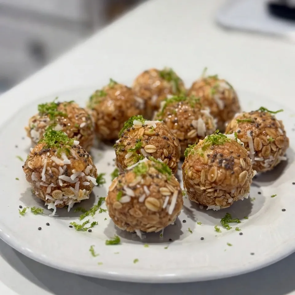 Coconut Lime Energy Bites Perfectly Refreshing Treat