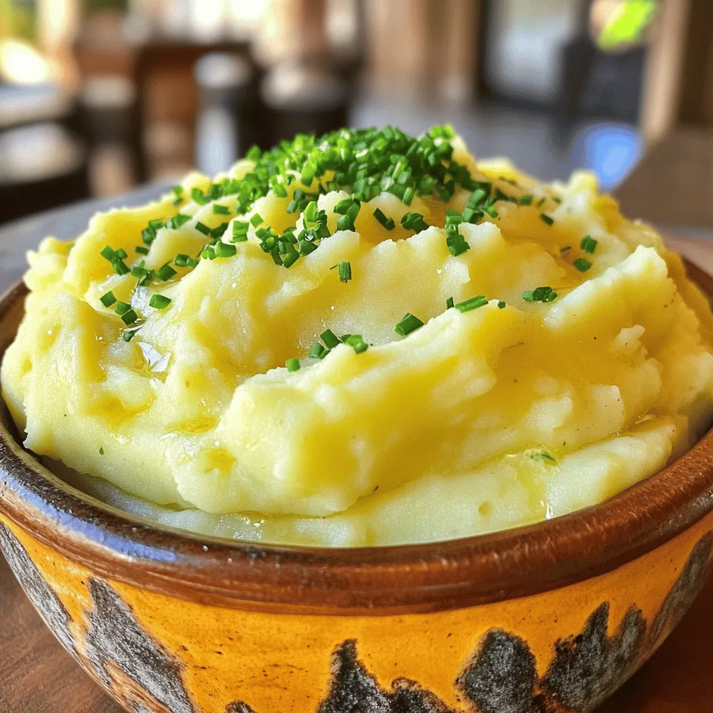 Creamy Garlic Mashed Potatoes Rich and Savory Recipe
