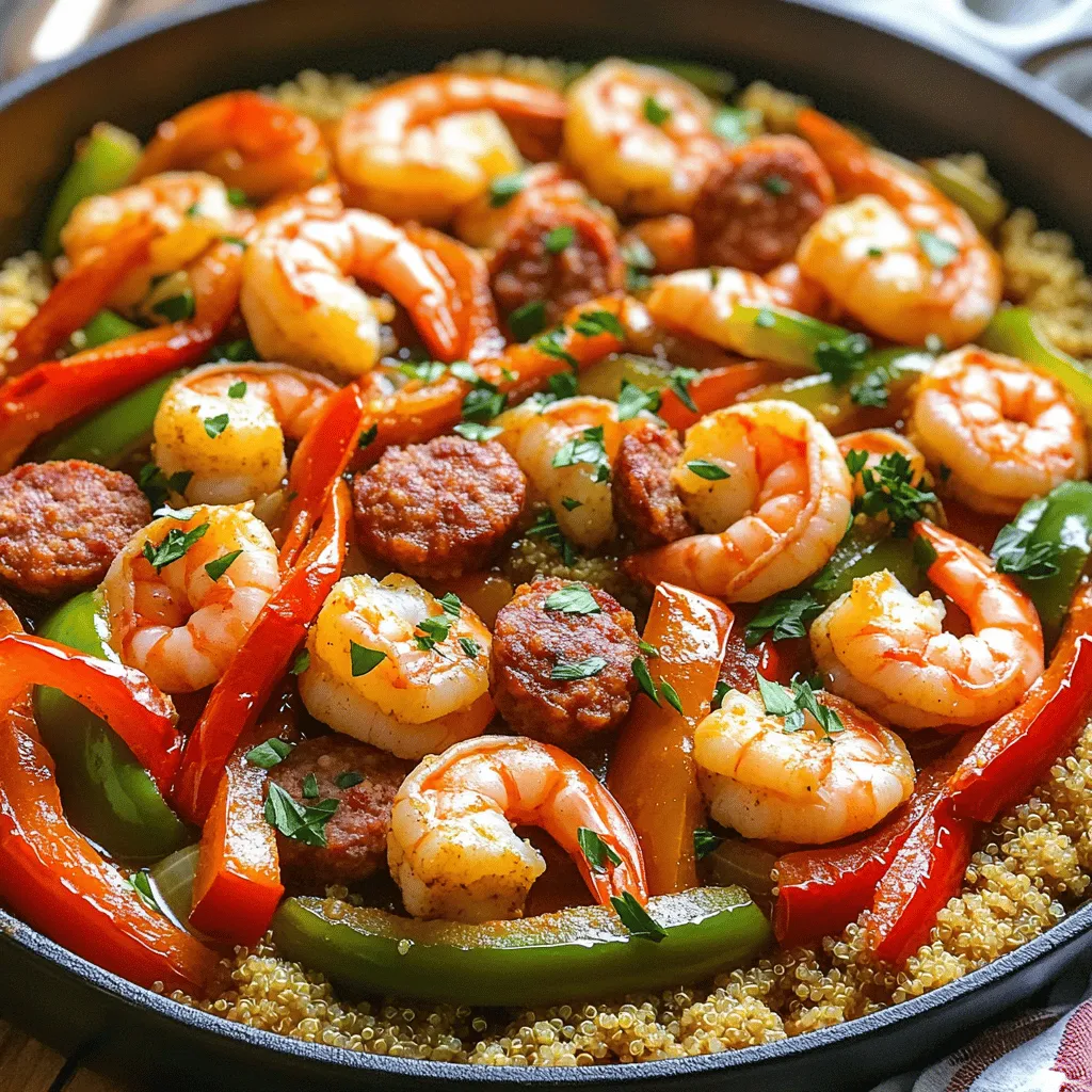 Cajun Shrimp Sausage Bake Tasty One-Pan Delight