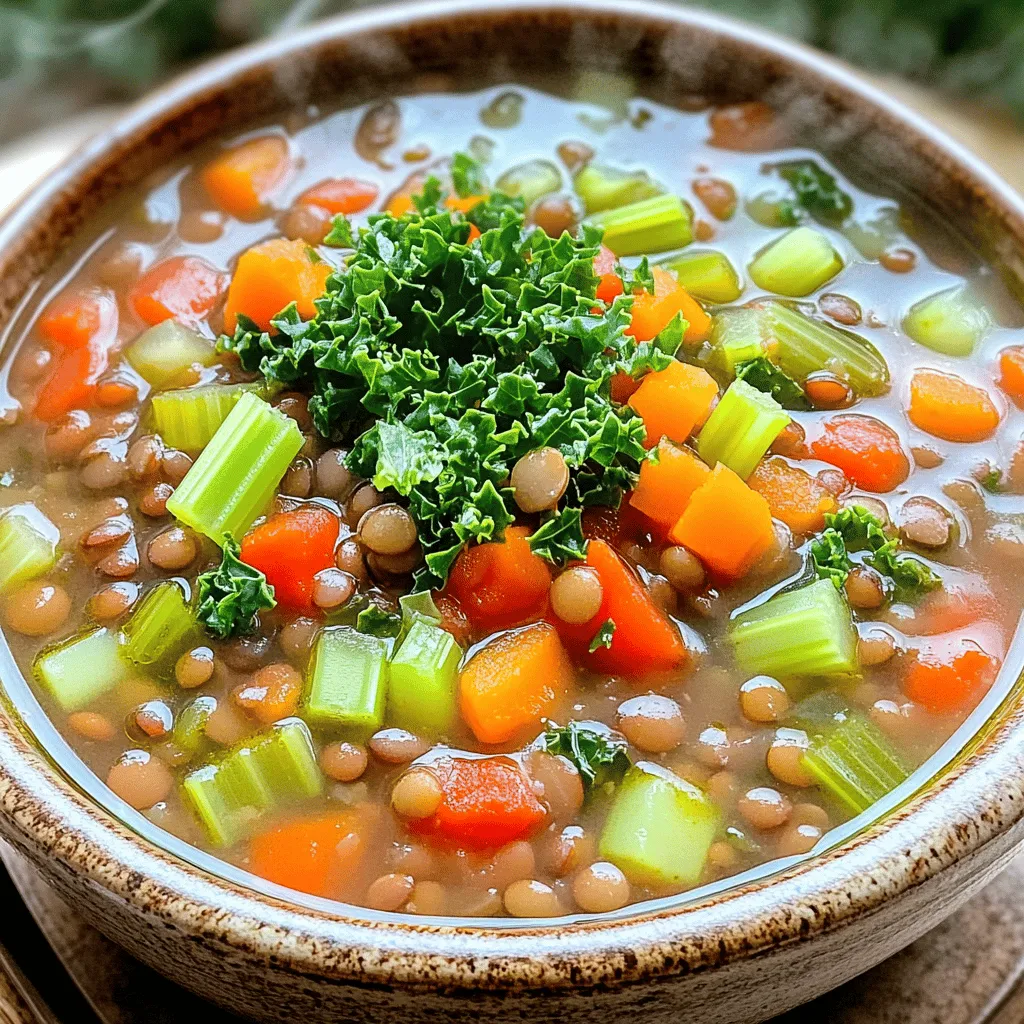Vegan Lentil Soup Healthy and Flavorful Delight