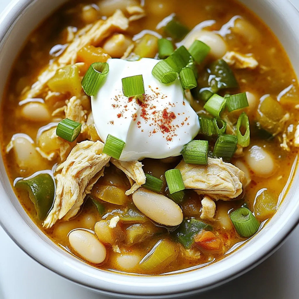 Cajun White Chicken Chili Flavorful and Hearty Dish