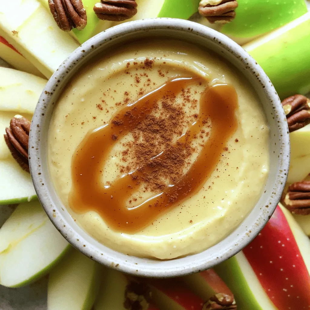 Caramel Apple Dip with Cream Cheese Delightful Treat