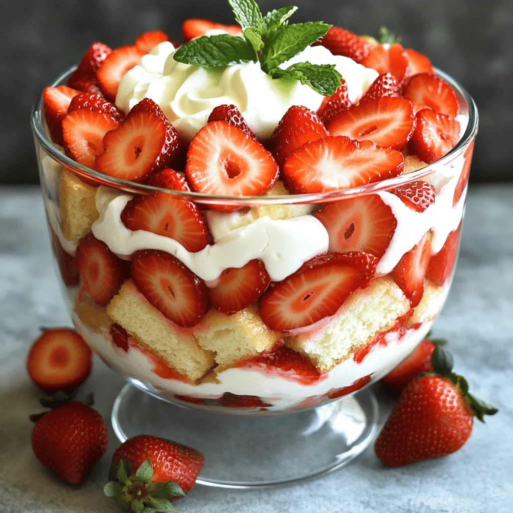 Strawberry Shortcake Trifle Delightfully Simple Treat