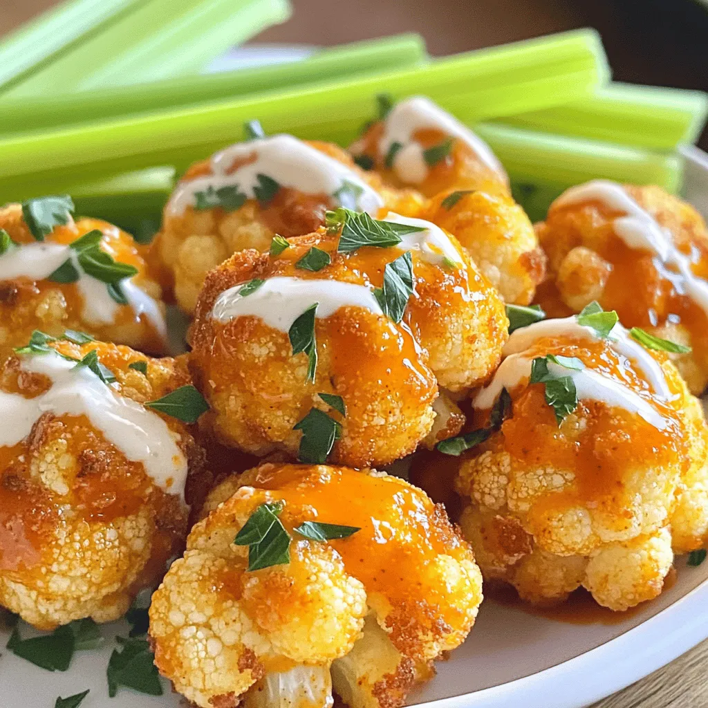 Buffalo Cauliflower Bites Crispy and Flavorful Treat