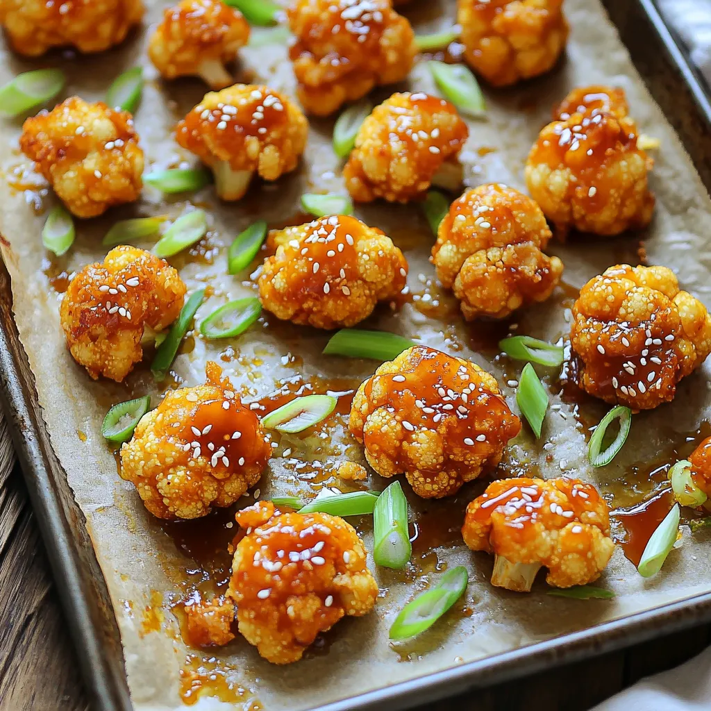 General Tso’s Cauliflower Crispy and Flavorful Dish