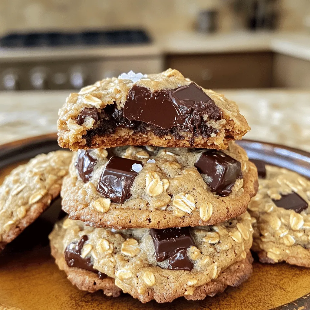 Chewy Oatmeal Chocolate Chunk Cookies Delightfully Easy