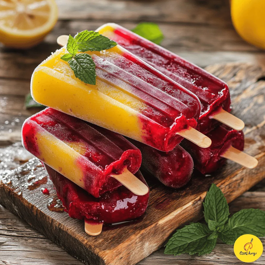 Cherry Lemonade Popsicles Refreshing Summer Treat