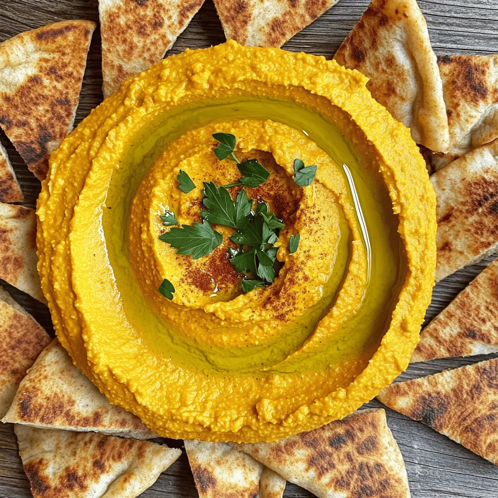 Savory Pumpkin Hummus With Pita Delightful Dip