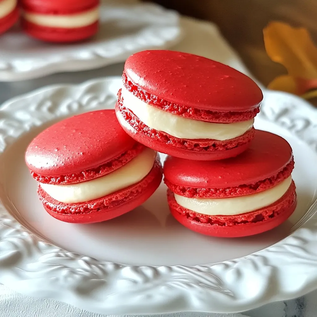 Red Velvet Macarons Heavenly and Simple Recipe