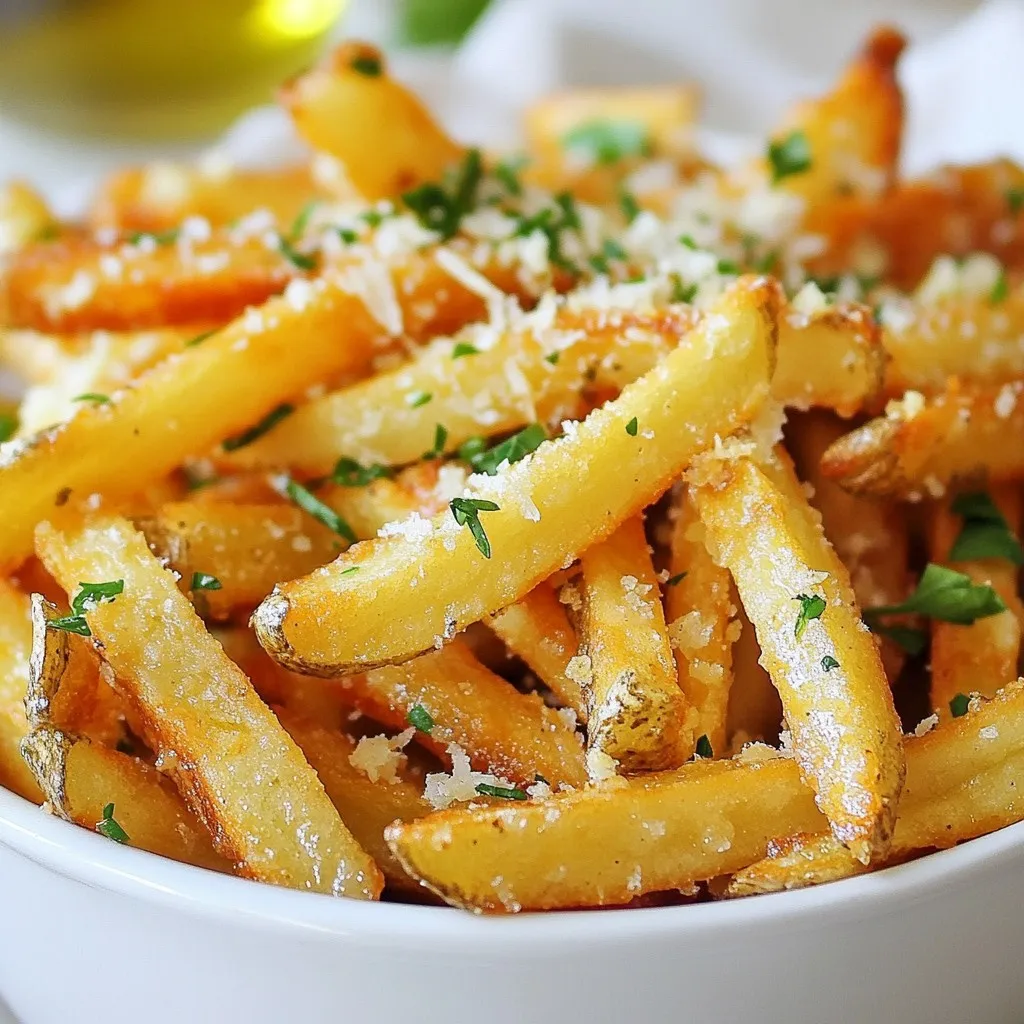 Garlic Parmesan Fries Irresistible Snack Recipe