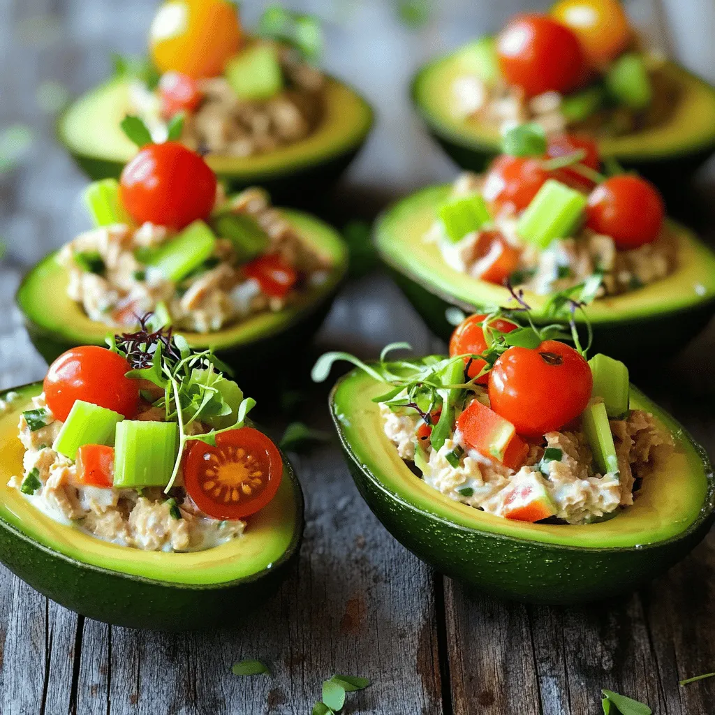 Stuffed Avocado with Tuna Flavorful Healthy Dish