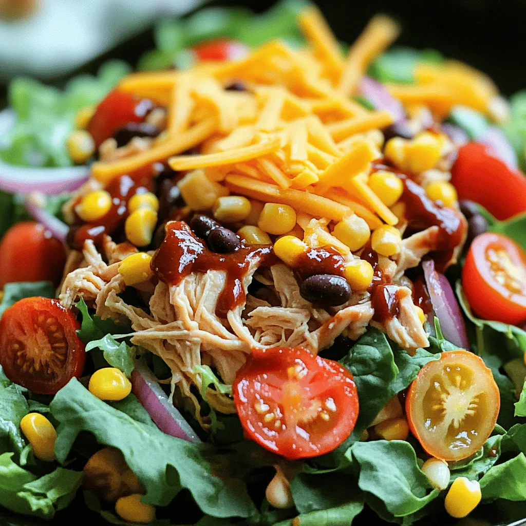 BBQ Ranch Chicken Salad Flavorful and Simple Dish