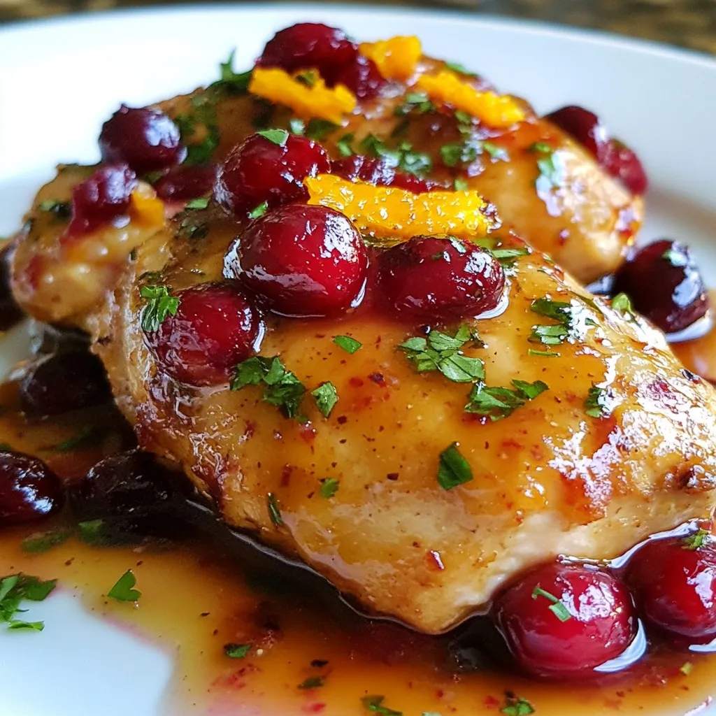 Cranberry Orange Chicken Rich Flavor in Every Bite