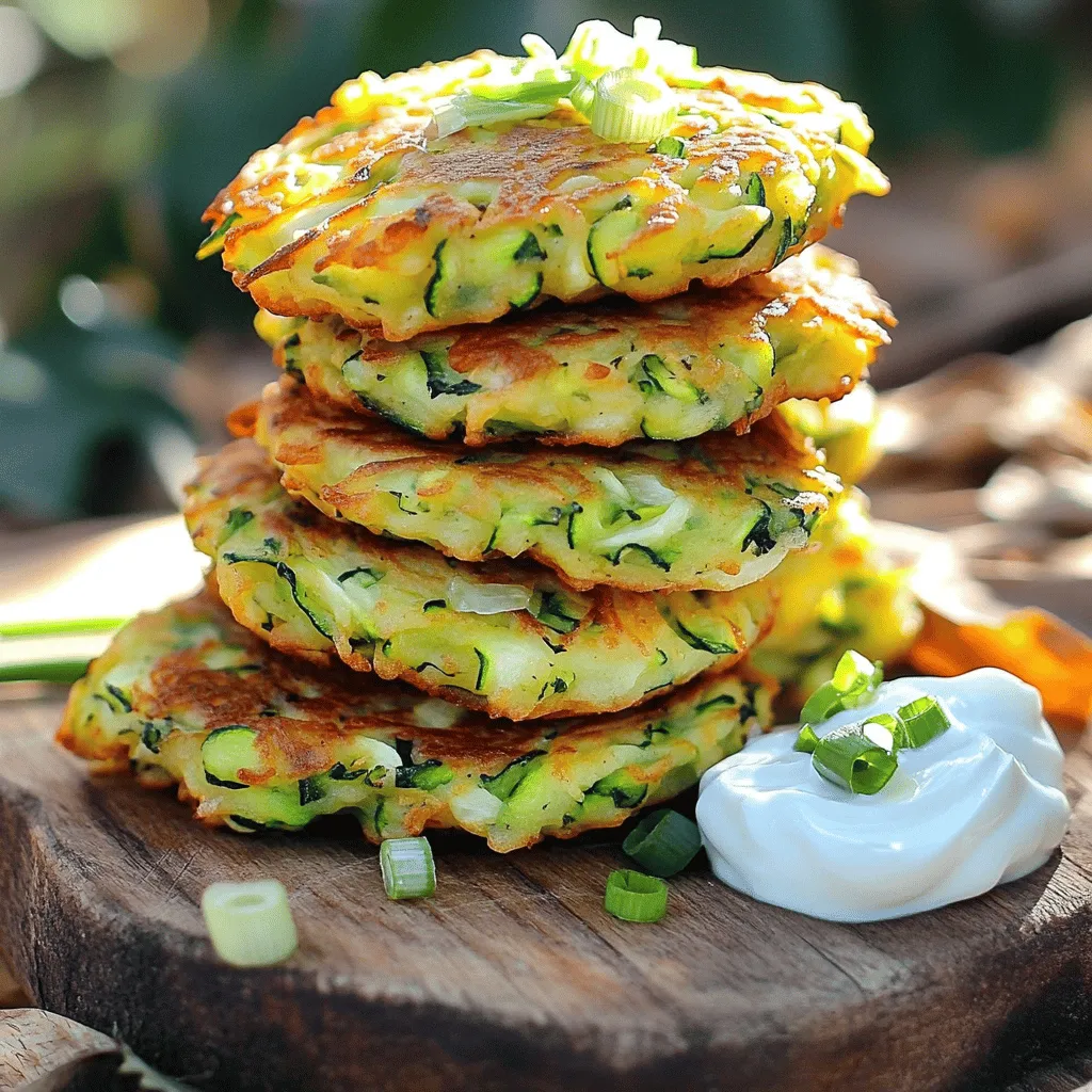 Crispy Zucchini Fritters Flavorful and Easy Recipe