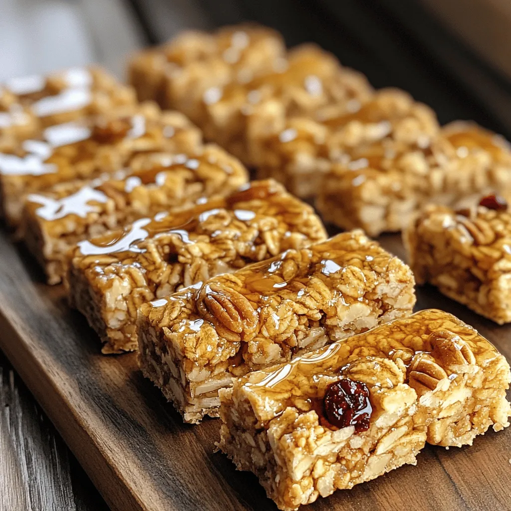 Maple Pecan Granola Bars Tasty and Nutritious Snack