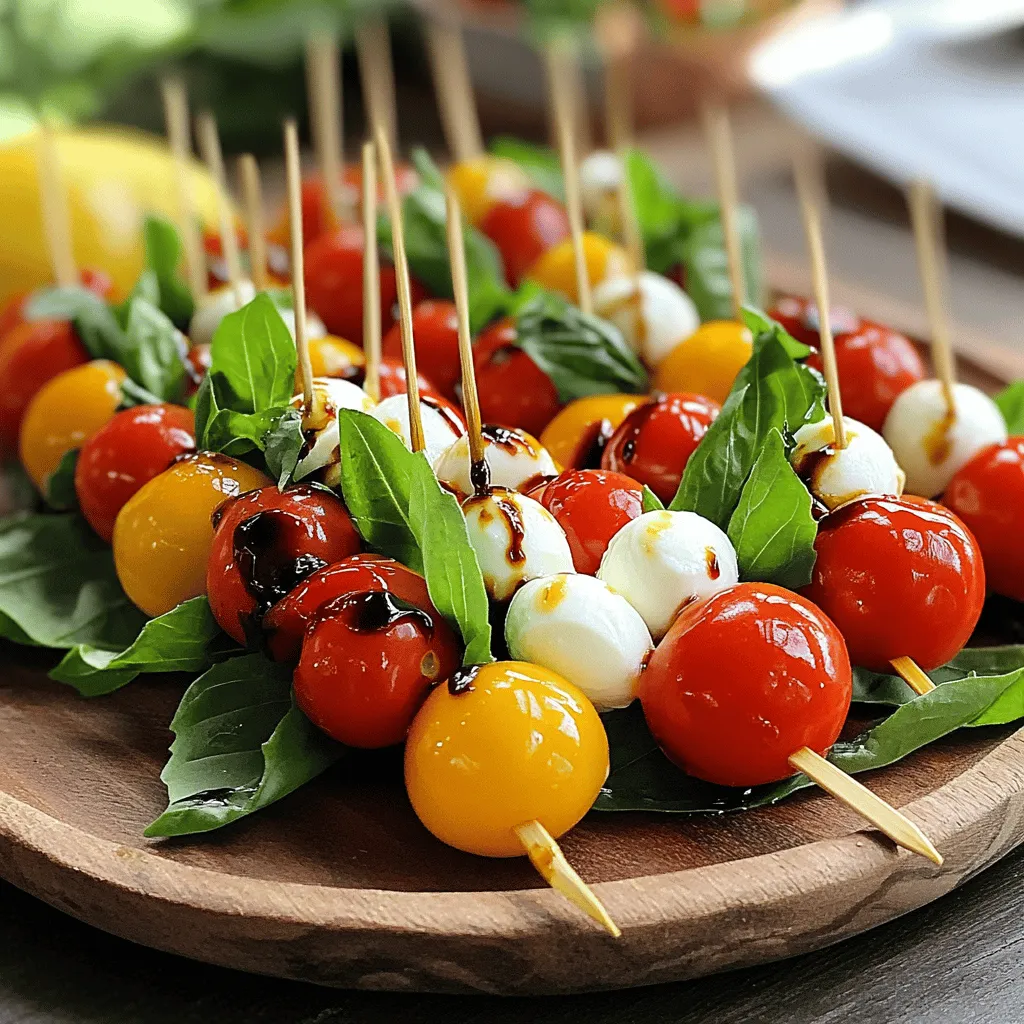 Caprese Salad Skewers Fresh and Flavorful Delight