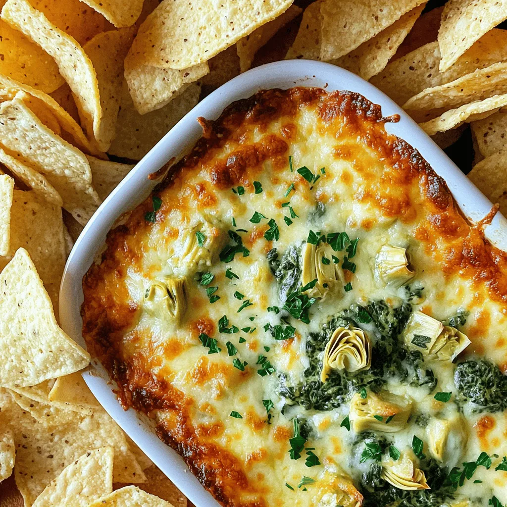 Cheesy Spinach Artichoke Dip Flavorful Party Dish