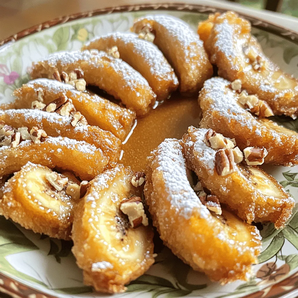 Fried Banana With Brown Sugar Tasty Dessert Delight