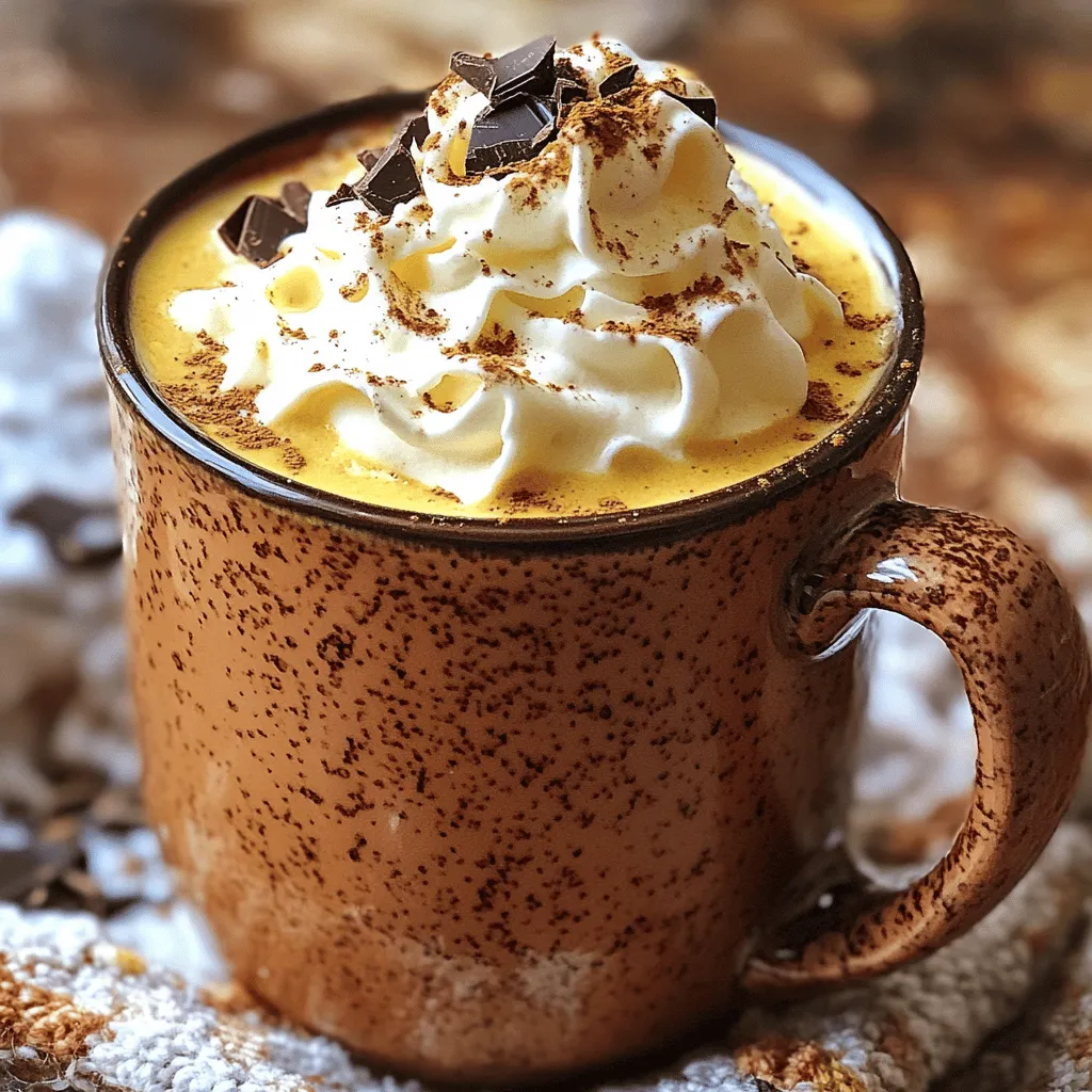 Pumpkin Spice Hot Chocolate Cozy and Comforting Drink