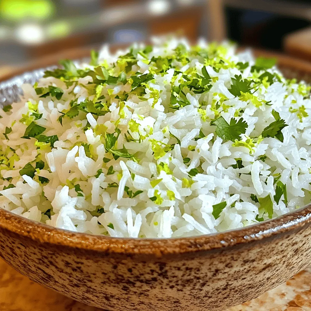 Zesty Cilantro Lime Rice Easy and Flavorful Recipe