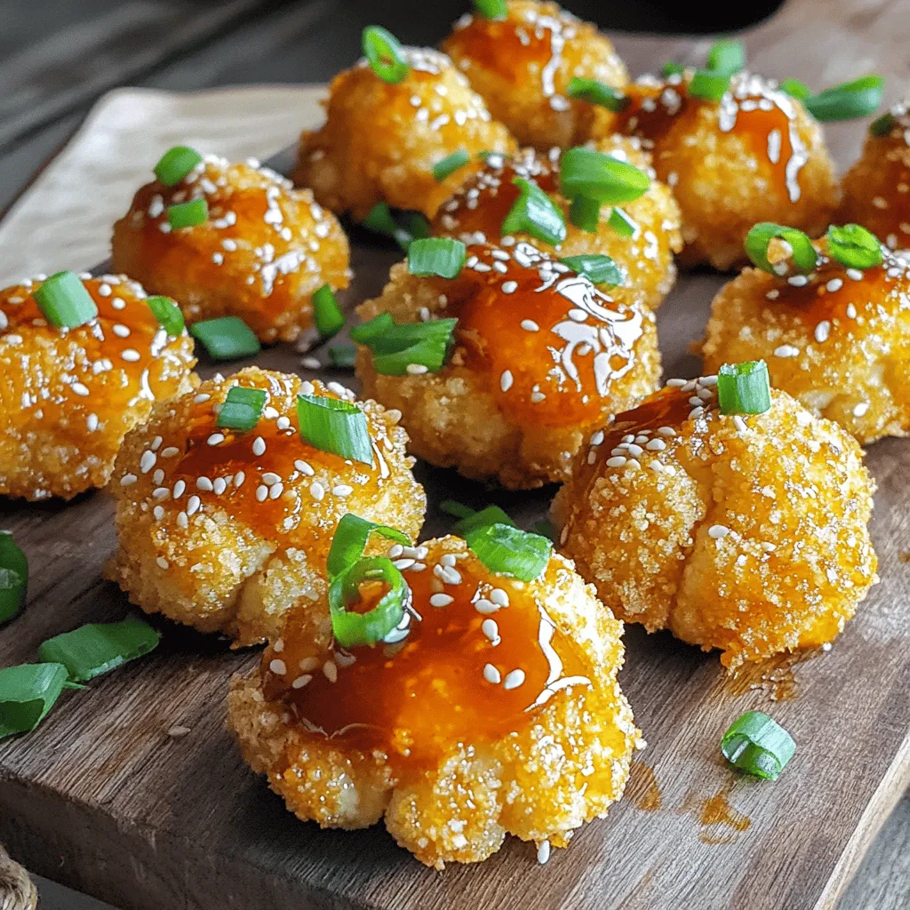 Sriracha Honey Cauliflower Bites Tasty Snack Idea