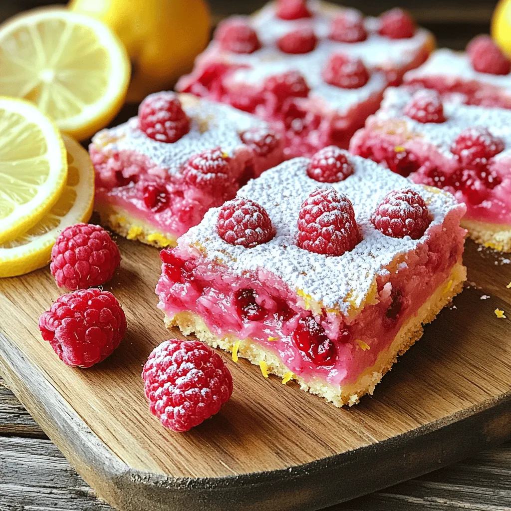 Raspberry Lemonade Bars Tangy Refreshing Dessert