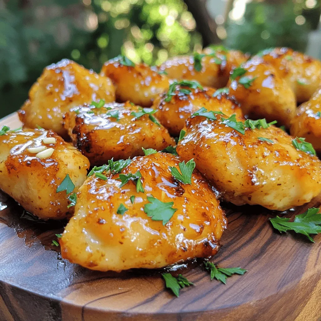 Honey Garlic Chicken Bites Flavorful and Easy Dish