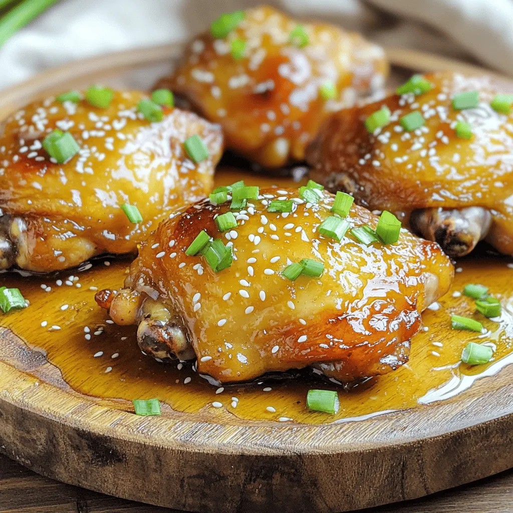 Honey Garlic Chicken Thighs Simple and Tasty Recipe