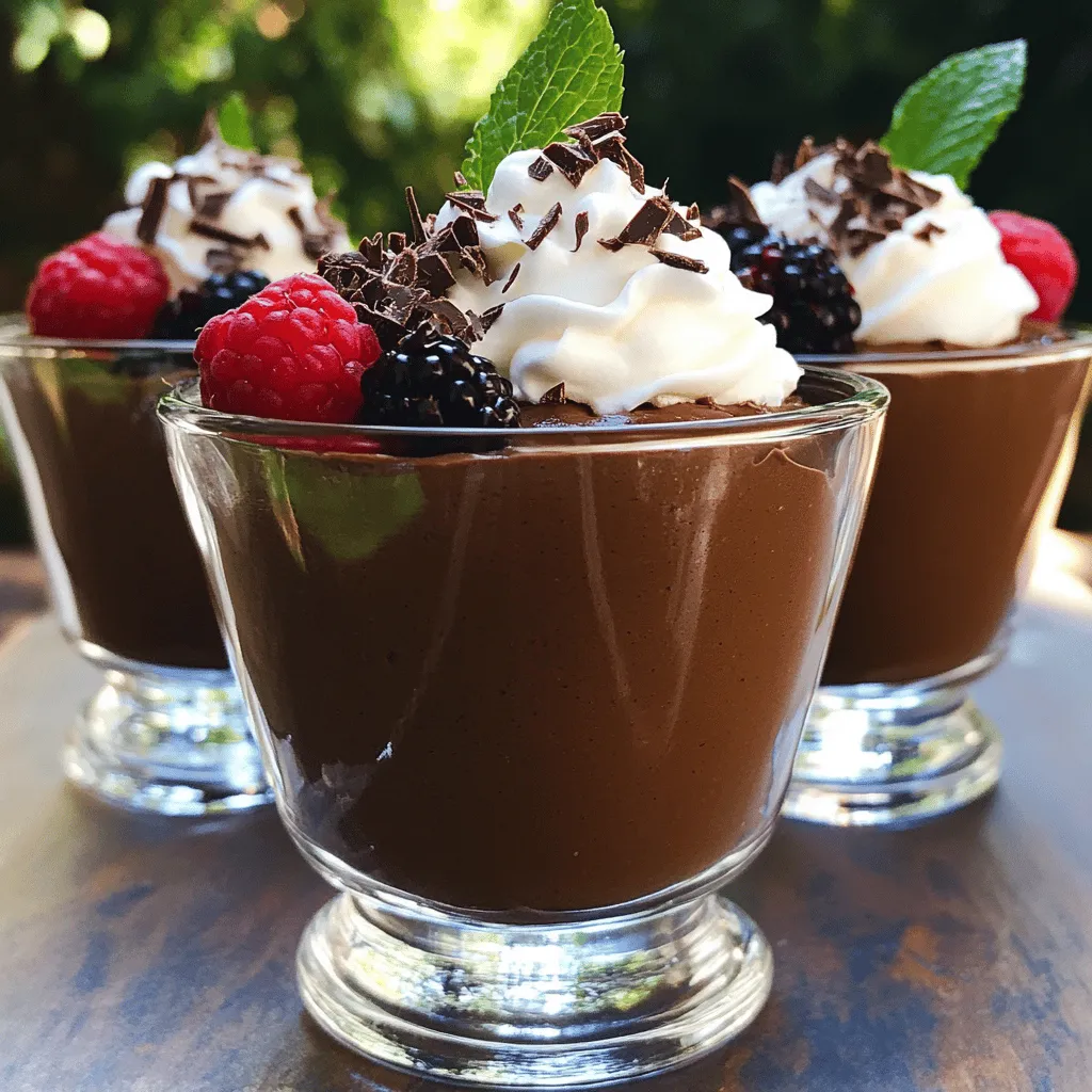 Dairy-Free Chocolate Avocado Mousse Easy Delight