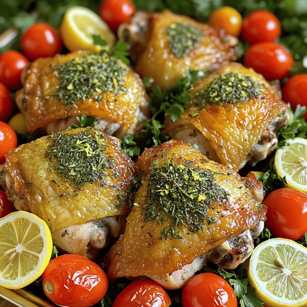 Herb Roasted Chicken Thighs Juicy and Flavorful Dish