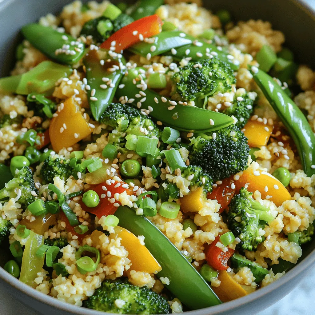 Cauliflower Rice Stir-Fry Simple and Flavorful Meal