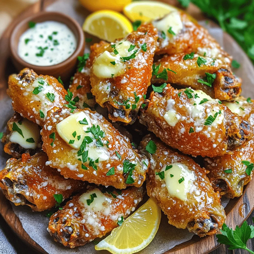 Air Fryer Garlic Parmesan Wings Tasty and Simple Recipe