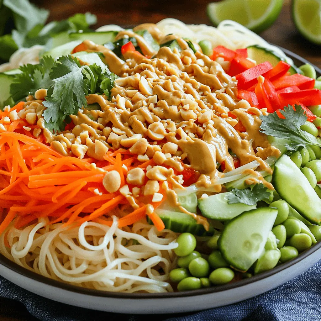 Thai Peanut Noodle Salad Fresh and Tasty Delight