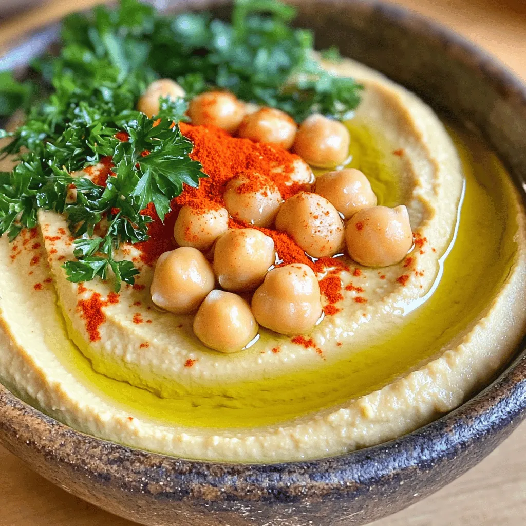 Classic Hummus Recipe Creamy and Flavorful Dish