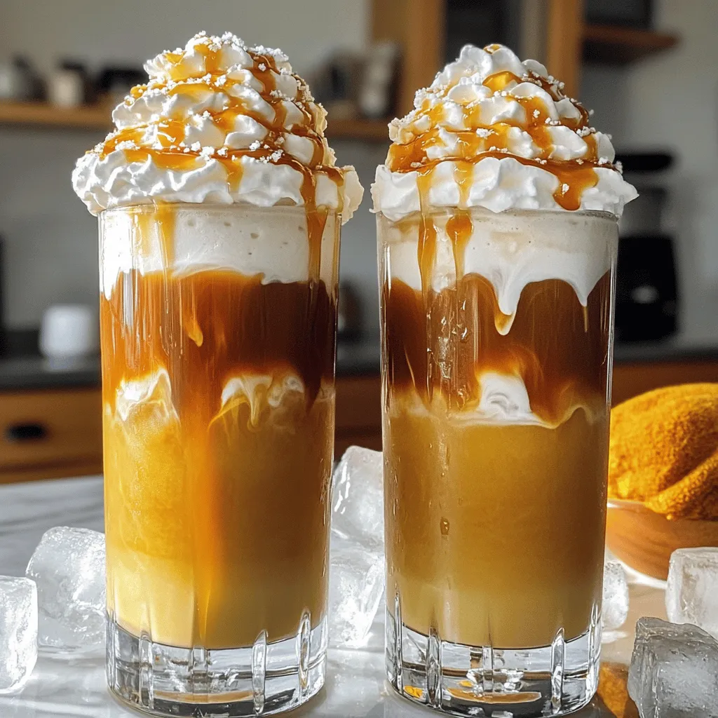 Salted Caramel Iced Coffee Delightful and Easy Recipe