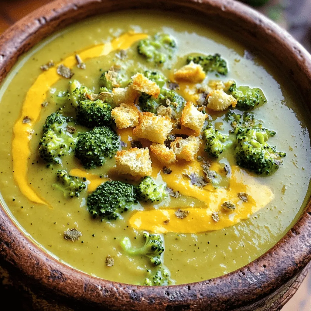 Cheddar Broccoli Soup Hearty and Flavorful Recipe